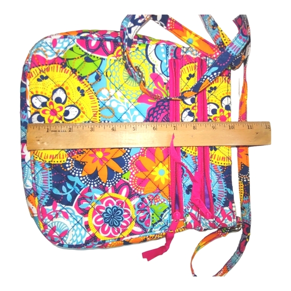 Danielle Morgan Retro Bohemian Multicolored Crossbody Bag Tote Accessory - Picture 9 of 14